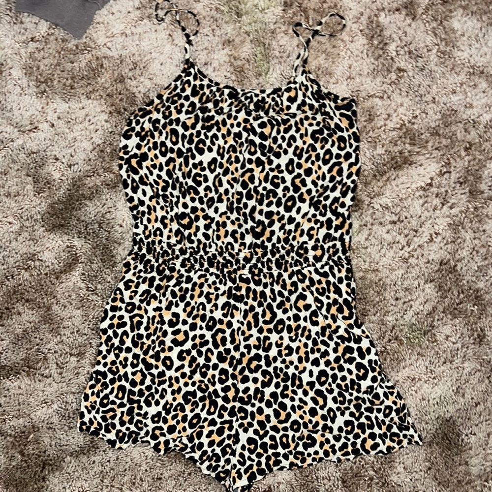 Cheetah tank romper